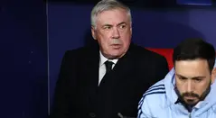 Carlo Ancelotti con el Real Madrid