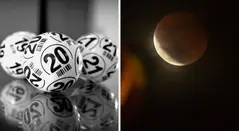 Eclipse lunar 2025: números de la suerte
