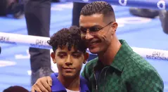 Cristiano Ronaldo y su hijo