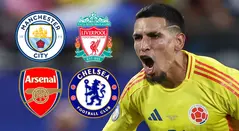 Daniel Muñoz y equipos de la Premier League