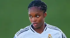 Linda Caicedo con el Real Madrid