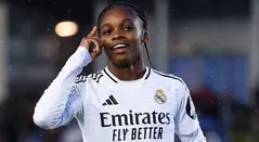 Linda Caicedo con el Real Madrid