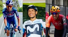 Calendario oficial de Nairo, Egan y Dani Martínez en World Tour 2025