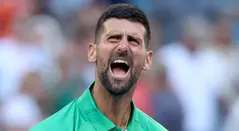 Novak Djokovic en el Miami Open