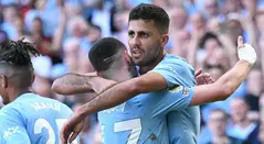 Rodri con el Manchester City