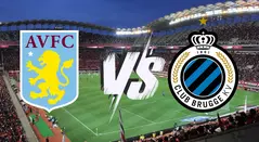 Escudos Aston Villa vs Brujas