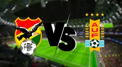 Bolivia Vs. Uruguay, fecha 14 de la Eliminatoria