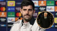 Courtois estaría presente en el partido de Champions frente al Atlético Madrid