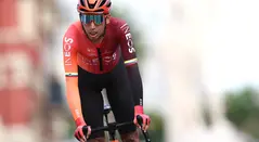 Egan Bernal en carrera 
