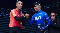 Egan Bernal y Nairo Quintana 