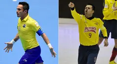 Falcao y Jhon Pinilla