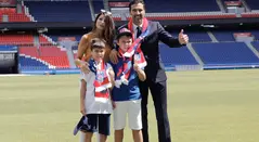 Buffon con sus hijos