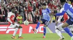 Juan Carlos Pereira, futbolista de Millonarios Vs Santa Fe
