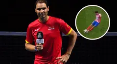 Rafael Nadal habló sobre el penal de Julián Álvarez