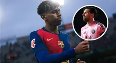 Lamine Yamal no le gusta ser comparado con Messi 