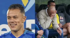 Leonardo Castro y David González en Millonarios