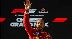 Lewis Hamilton será primero en el GP de China