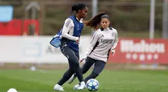 Linda Caicedo con el Real Madrid Femenino