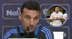 Lionel Scaloni le respondió a James Rodríguez 