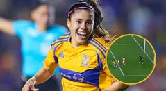Golazo de Lizbeth Ovalle con Tigres en la Liga MX Femenil 