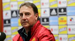 Néstor Lorenzo, técnico de la selección Colombia
