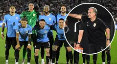 Marcelo Bielsa, técnico de la Selección de Uruguay
