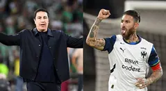 Efraín Juárez y Sergio Ramos