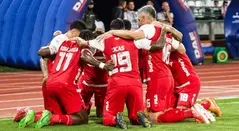 Jorge Bava presente en el partido de Santa Fe vs Millonarios