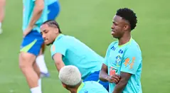 Entrenamiento Selección Brasil