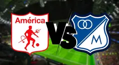 Así podrá ver en vivo el partido entre América de Cali vs Millonarios en la Liga BetPlay