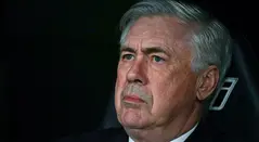 Carlo Ancelotti con el Real Madrid