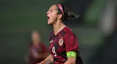 Deyna Castellanos con la selección de Venezuela