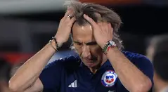 Ricardo Gareca con la selección de Chile