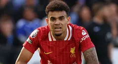 Luis Díaz con Liverpool