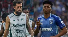 Cali y Millonarios en la Liga Betplay