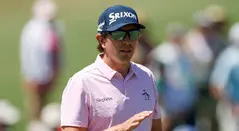 Nicolás Echavarría en el Masters de Augusta