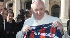 Papa Francisco y su amor eterno por el San Lorenzo