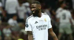 Antonio Rudiger con el Real Madrid