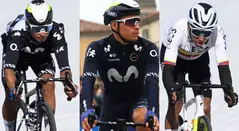 Nairo Quintana, Einer Rubio y Egan Bernal