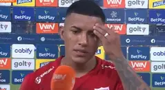 Cristian Barrios fue crítico tras el empate entre América y Millonarios