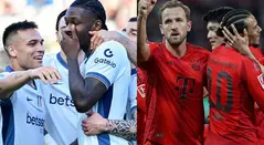 Jugadores Inter y Bayern