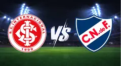 Internacional de Porto Alegre y Nacional (U) se enfrentan por Copa Libertadores 2025
