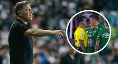 Eduardo Berizzo habló sobre la expulsión de James Rodríguez en la Liga MX
