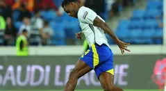 Jhon Jáder Durán con el Al Nassr de Arabia Saudita