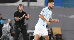 Leonel Álvarez, entrenador de Bucaramanga vs Racing de Avellaneda