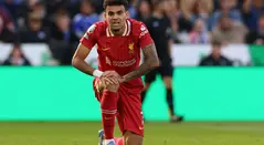 Luis Díaz con el Liverpool en la Premier League