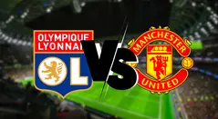 Lyon Vs Manchester United en la Europa League