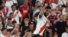 Miguel Ángel Borja, delantero colombiano en Argentina