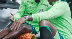Matheus Uribe se recuperó de su lesión y volvió a entrenar con Nacional
