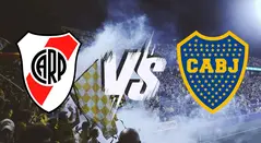 Escudos River Plate vs Boca Juniors
